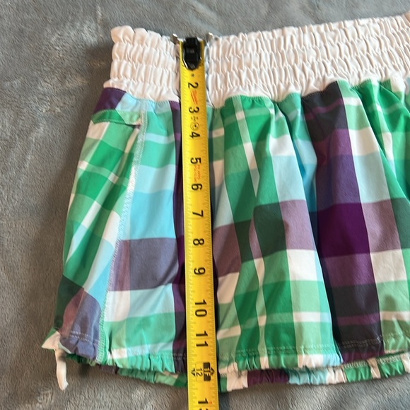 🎯Lululemon Tracker Skort Skirt Foxy Plaid Size 4 - Picture 12 of 12